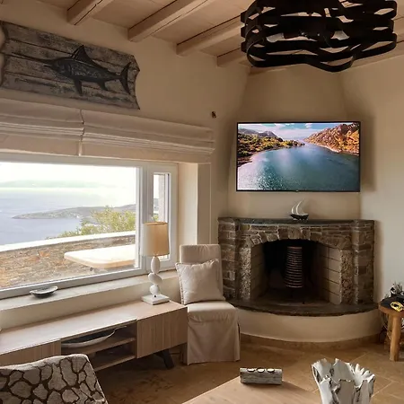 Cycladic House With Panoramic View Ktikados